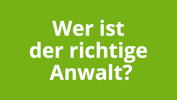 Richtige Anwalt