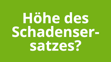 Höhe des Schadensersatzes Höhe des Schadensersatzes