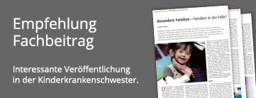 Beitrag über Familien mit einem behinderten Kind Beitrag über Familien mit einem behinderten Kind